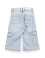 U.S. Polo Assn. Kids Girls Mid Rise Cargo Jeans
