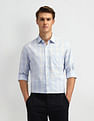 Arrow Liberty Classic Regular Fit Windowpane Checked Shirt