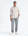 Flying Machine Tencel Hemp Cotton Stripe Shirt