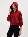 Calvin Klein Brand Badge Hood Sweatshirt
