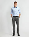 Arrow Solid Mid Rise Trousers