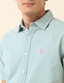 U.S. Polo Assn. Tailored Fit Solid Pure Cotton Shirt