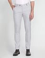 Arrow Smart Flex Outline Check Trousers