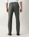 Arrow Slim Fit Solid Trousers