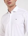 Tommy Hilfiger Logo Solid Regular-Fit Oxford Woven Shirt