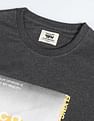 Flying Machine Crew Neck Graphic Print Sweatshirt