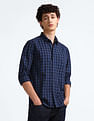 Flying Machine Shepherd Check Slim Fit Shirt