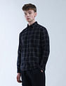 Flying Machine Grid Tattersall Checked Original Shirt