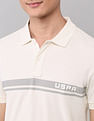 U.S. Polo Assn. Denim Co. Horizontal Striped Black Label Polo Shirt