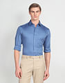 Arrow Patterned Dobby Cotton Formal Shirt