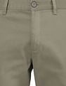 AD by Arvind Modern Slim Fit Solid Chinos