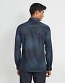 Arrow Newyork Cutaway Collar Abstract Formal Shirt