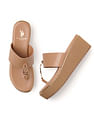 U.S. Polo Assn. Women Toe Separator Alessia Wedge Sandals