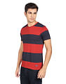 Flying Machine Horizontal Stripe Cotton T-Shirt