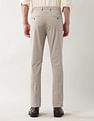 Arrow Newyork Mid Rise Solid Slim Fit Trousers