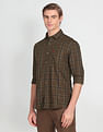 U.S. Polo Assn. Denim Co. Tartan Check Twill Slim Shirt