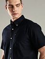 Tommy Hilfiger Solid Regular Fit Linen Shirt