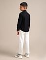 U.S. Polo Assn. Kids Boys Regular Fit Colour Blocked Shirt