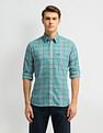 Arrow Sport Slim Fit Herringbone Shirt