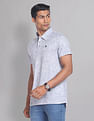AD by Arvind Floral Print COOL-IT Real Deal Polo Shirt