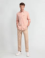 Arrow Sports Solid Dobby Shirt