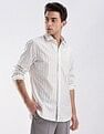 Calvin Klein Jeans Vertical Stripes Regular Fit Dobby Woven Shirt