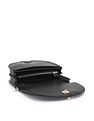 Tommy Hilfiger Solid Black Pu Sling Bag