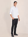 U.S. Polo Assn. Cutaway Collar Motif Print Shirt