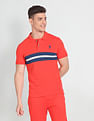 U.S. Polo Assn. Denim Co. Brand Stripe Pique Polo Shirt