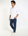 Calvin Klein Tonal Stretch Slim Fit Dobby Shirt