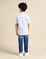 U.S. Polo Assn. Kids Boys Regular Fit Abstract Printed Shirt