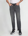 Flying Machine Slim Straight Fit Stone Wash Jeans