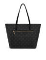 U.S. Polo Assn. Isla Monogram Tote Handbag