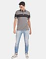 Calvin Klein Men Blue Slim Tapered Fit Cotton Stretch Ripped Jeans