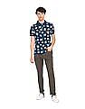 U.S. Polo Assn. Cotton Floral Print Polo Shirt