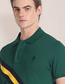 U.S. Polo Assn. Diagonal Stripe Cotton Polo Shirt