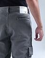 Flying Machine Cobain Loose Fit Mid Rise Cargo Jeans