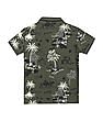 U.S. Polo Assn. Kids Boys Tipped Collar Printed Polo Shirt