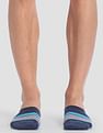 USPA Innerwear Silicone Grip No Show I646 Socks - Pack Of 3