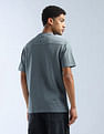 Flying Machine Textured Relaxed Fit Essentials T-Shirt