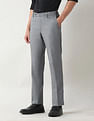 Arrow Regular Fit Textured Trousers