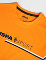 USPA Active Slim Fit Brand Print T-Shirt