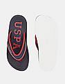 U.S. Polo Assn. Men Brand Print Non-Skid Zedo Flip Flops