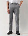 Arrow Regular Fit Textured Trousers