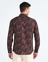 Flying Machine Tropical Print Cotton Shirt