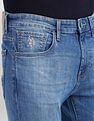 U.S. Polo Assn. Denim Co. Henry Tapered Cropped Fit Blue Jeans