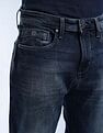 Flying Machine Slash Slim Tapered Fit Whiskered Jeans