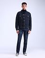 Flying Machine Slash Slim Tapered Fit Jeans