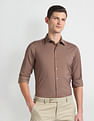 Arrow Newyork Brooklyn Super Slim Fit Solid Shirt