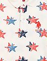 U.S. Polo Assn. Kids Boys Ribbed Collar All Over Print Polo Shirt